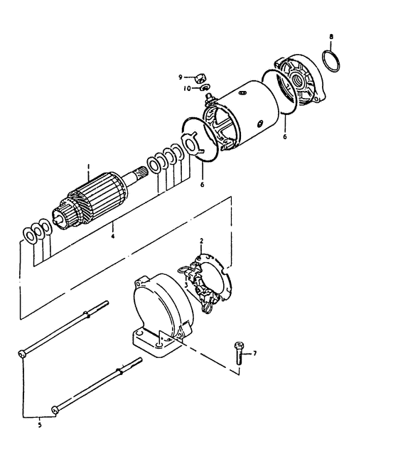 Starting  motor