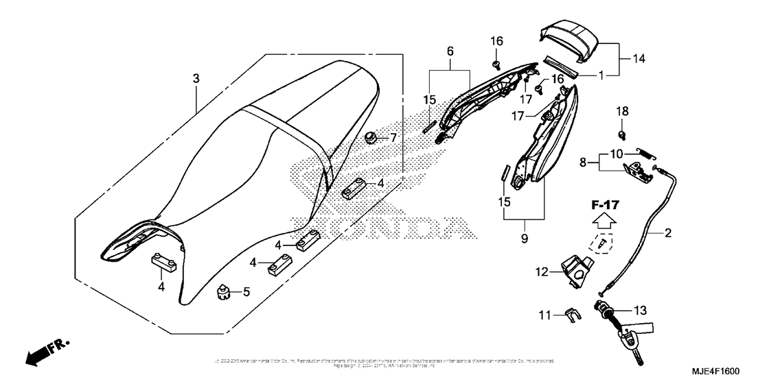 Seat + Rear Cowl