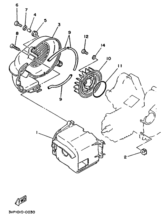 Air shroud. fan