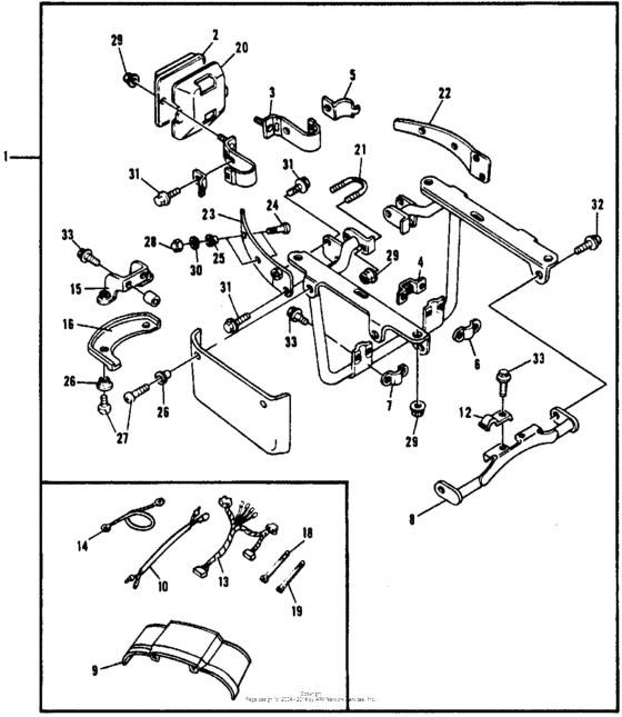 Fairing mount set 81-82