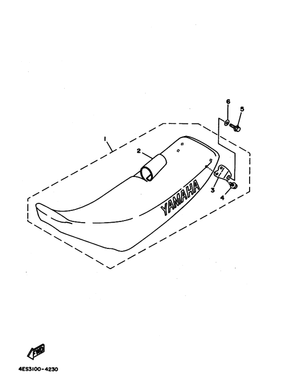 YZ80 YZ80F Пружина