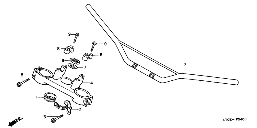 Handle pipe/top bridge