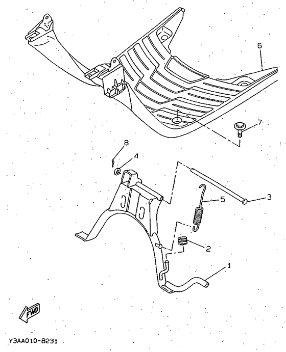 Stand. footrest