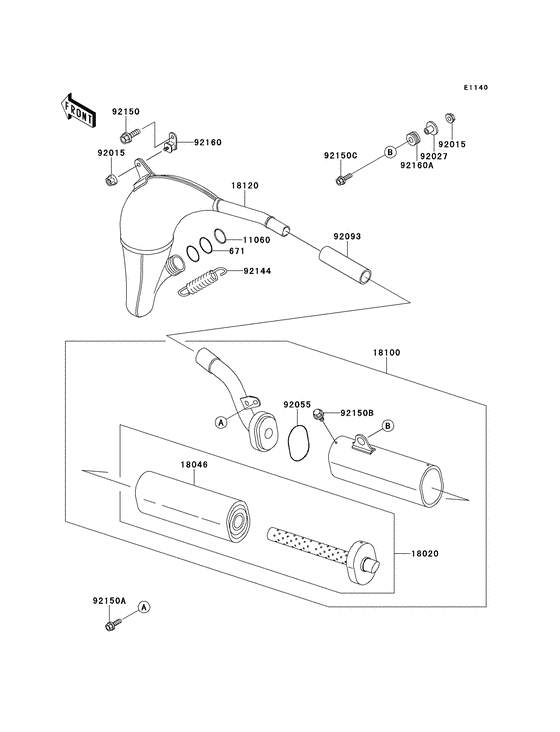 Muffler comp