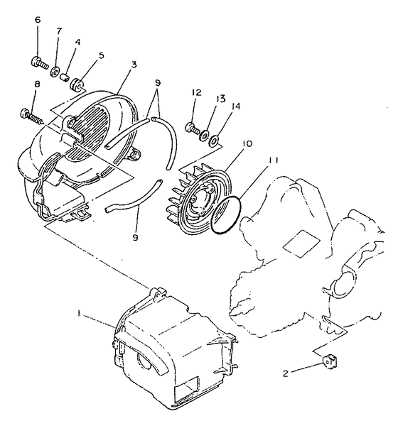 Air shroud. fan