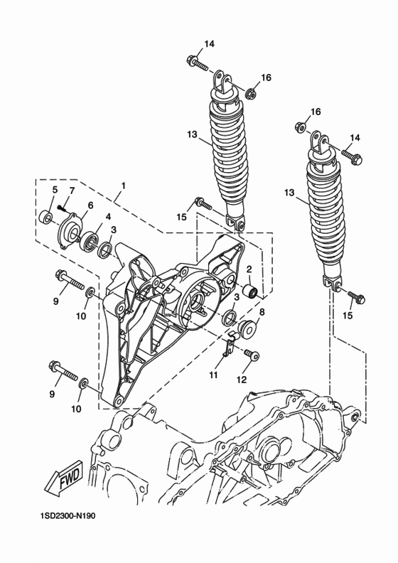 Rear arm & suspension