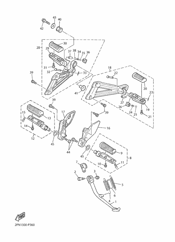 Stand & footrest