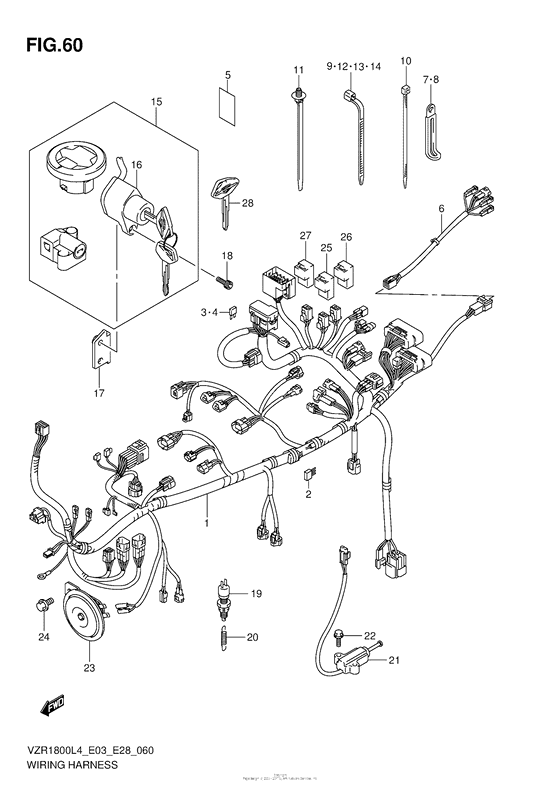 Wiring Harness (Vzr1800L4 E03)