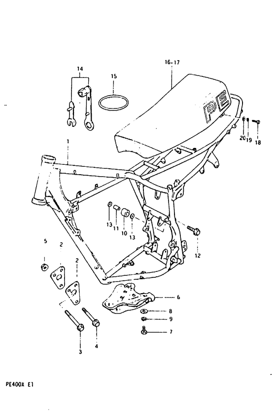 Frame - seat