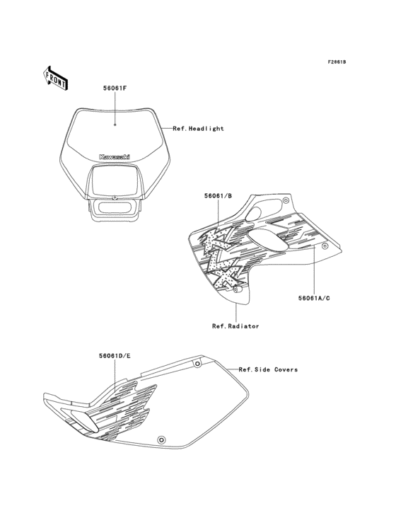 Decals(green)(klx250-g2)