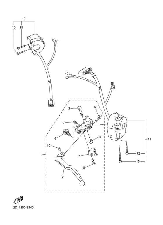 FZ1-N Handle switch & lever