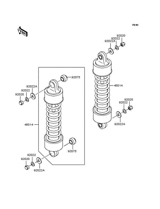 ZL400 Подвеска  /  амортизатор