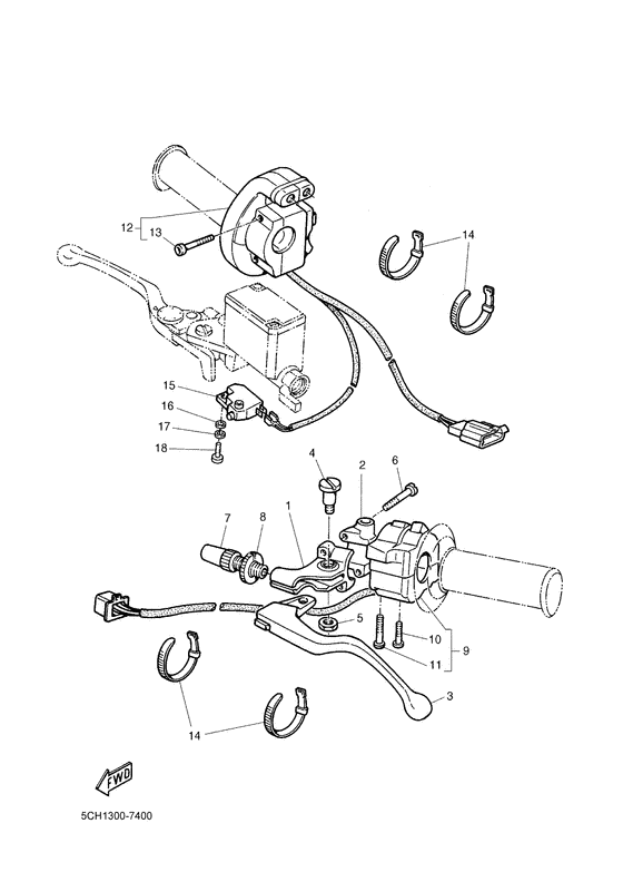 Handle switch & lever