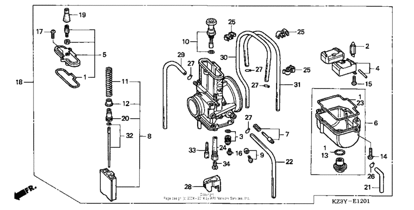 CR250R Carburetor (2)
