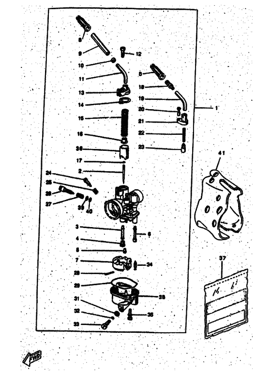 CW50 Carburetor assy