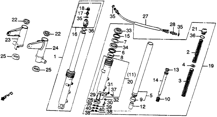 Front fork 80