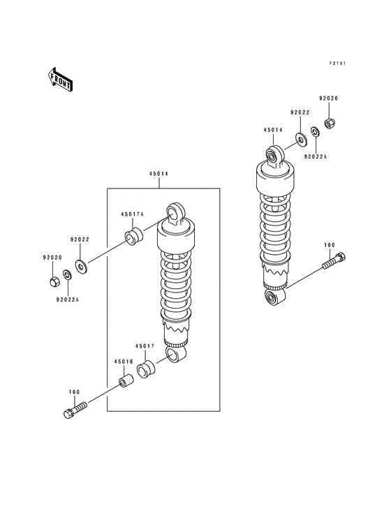EL250 Подвеска / амортизатор