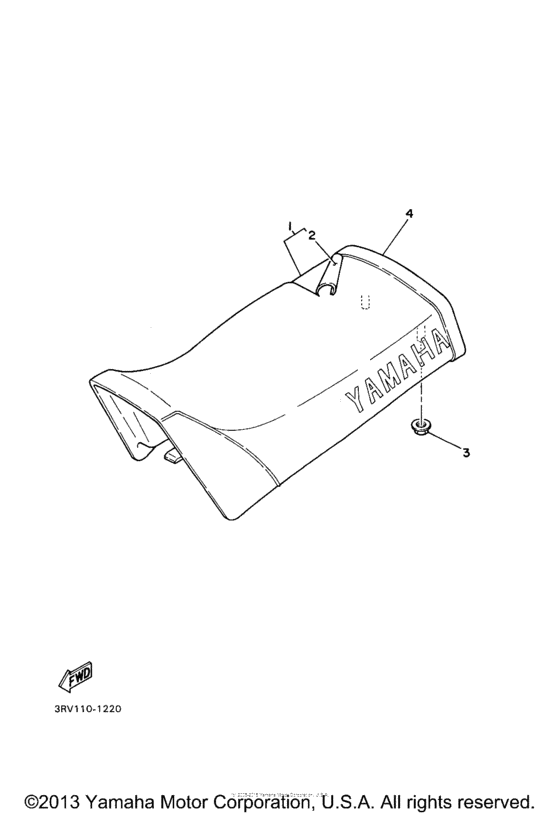 PW80V Сиденье