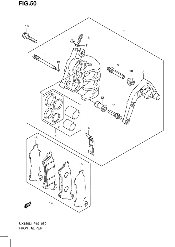 Передний суппорт