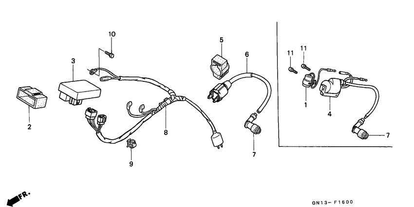 Wire harness/ ignition coil