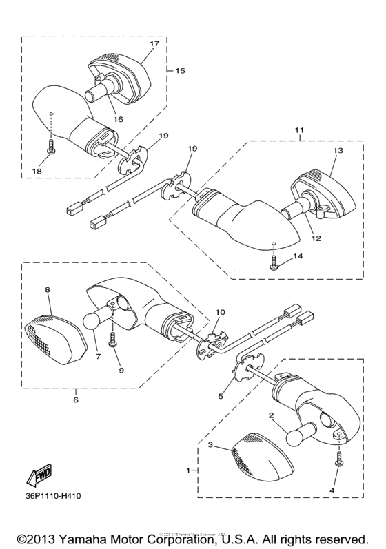 FZ6RYCW Поворотники