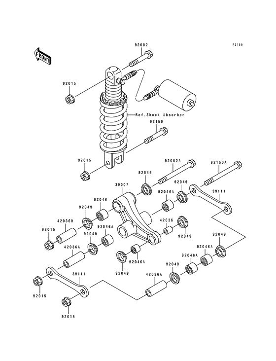 ZX750 Suspension ignition coil