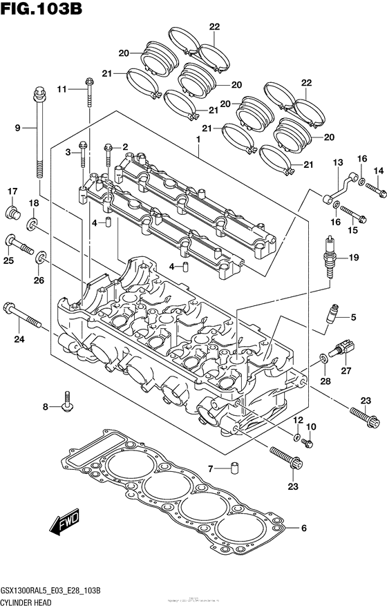 Cylinder Head (Gsx1300Ral5 E28)