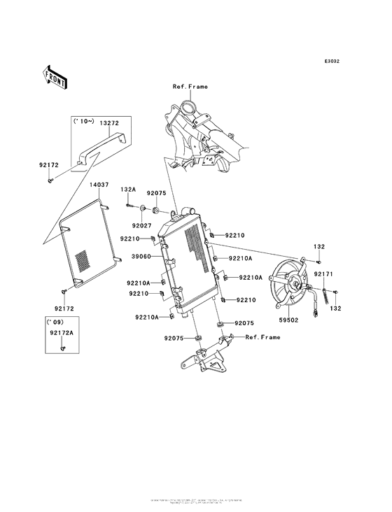 VN1700 Radiator (A9F-Abf)