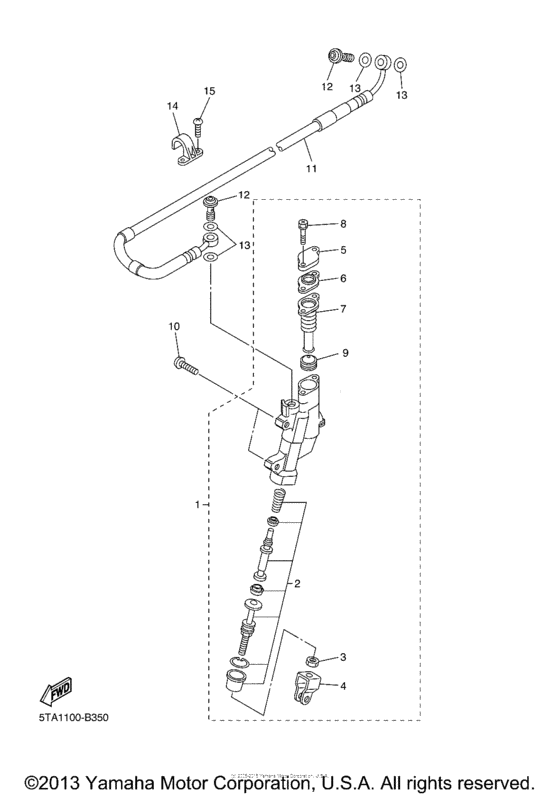  Задний торм цилиндр