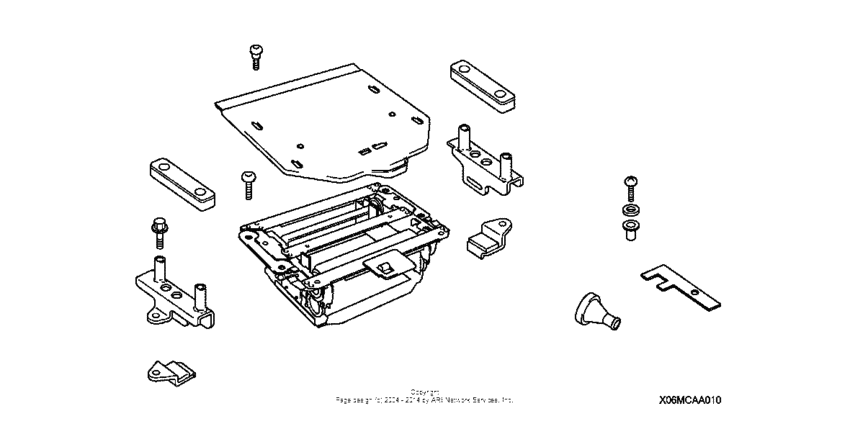 GL1800 (ABS) Cd changer attachment kit