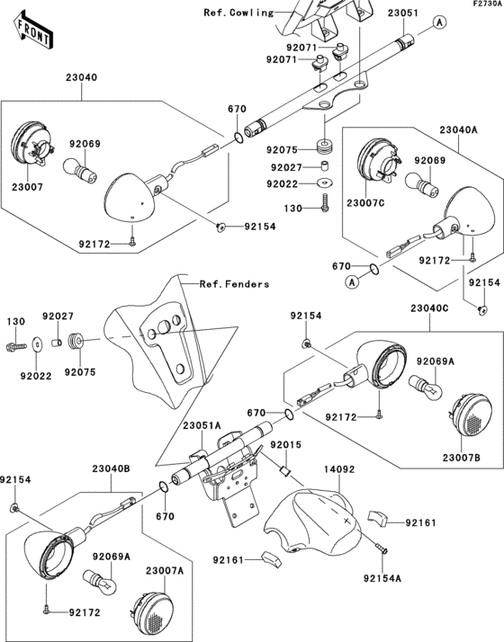 VN1700 Turn signals(bcf)