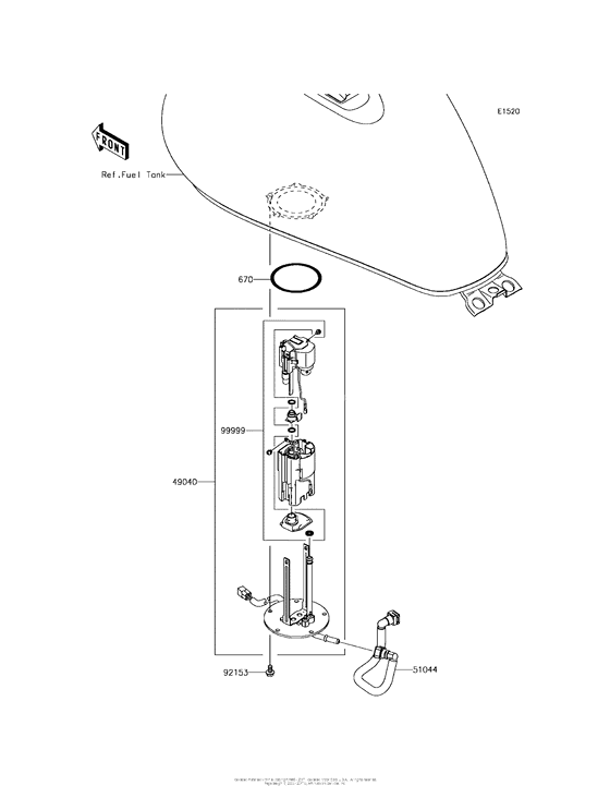 VN900 Топливный насос