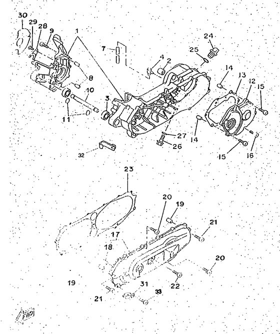 CW50RSP Картер двигателя