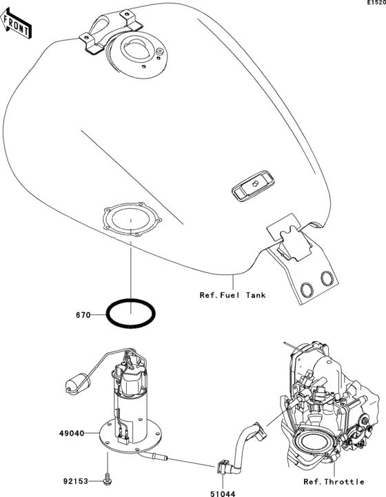 VN1700 Топливный насос