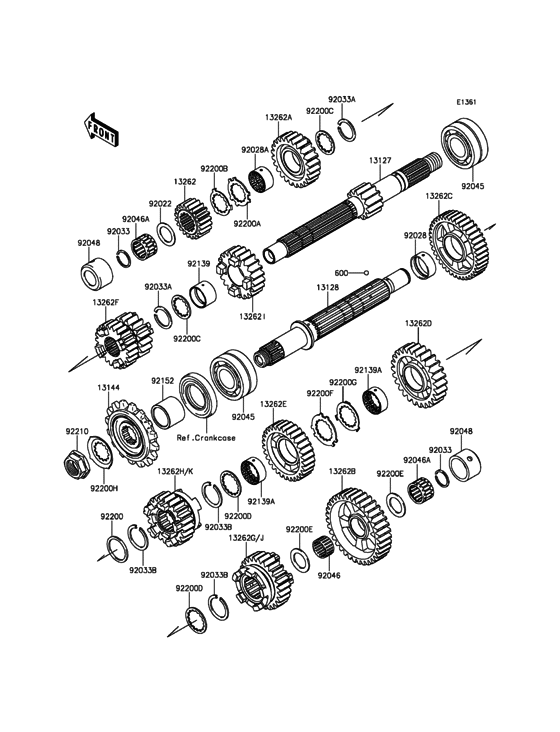 KLZ1000 Трансмиссия