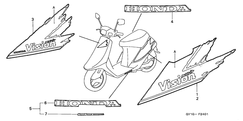 SA50 Наклейка