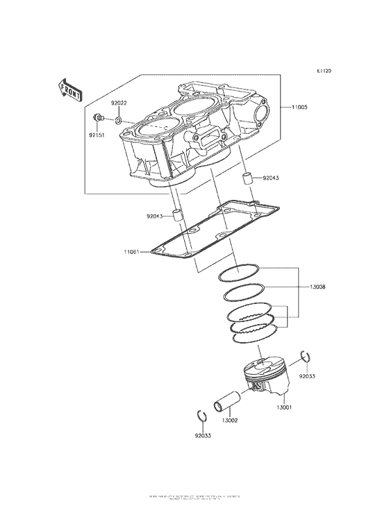  Цилиндр и поршни