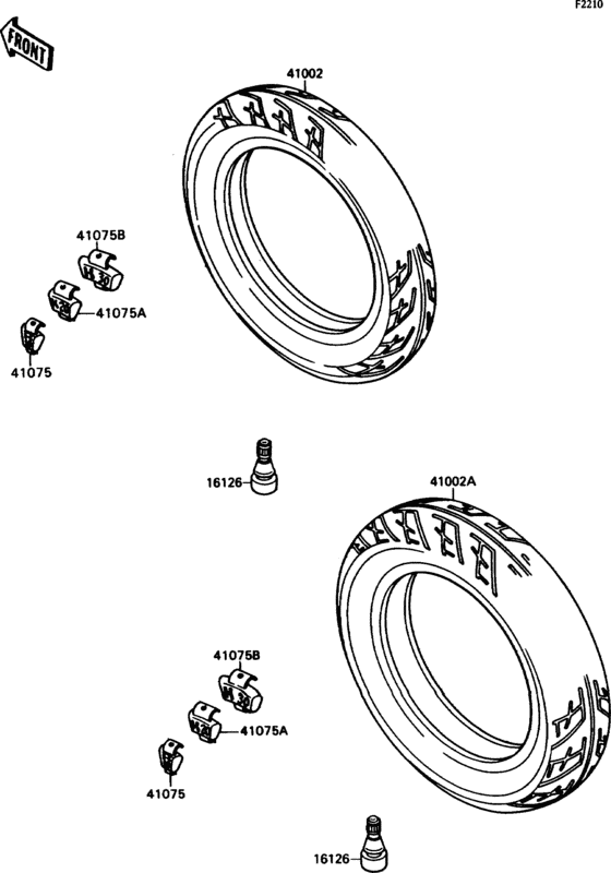 ZX750 Покрышки