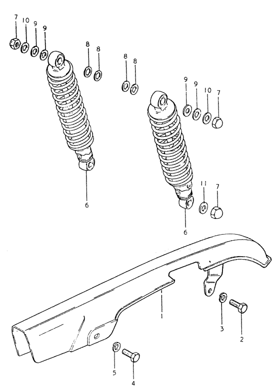 Chain case - shock absorber