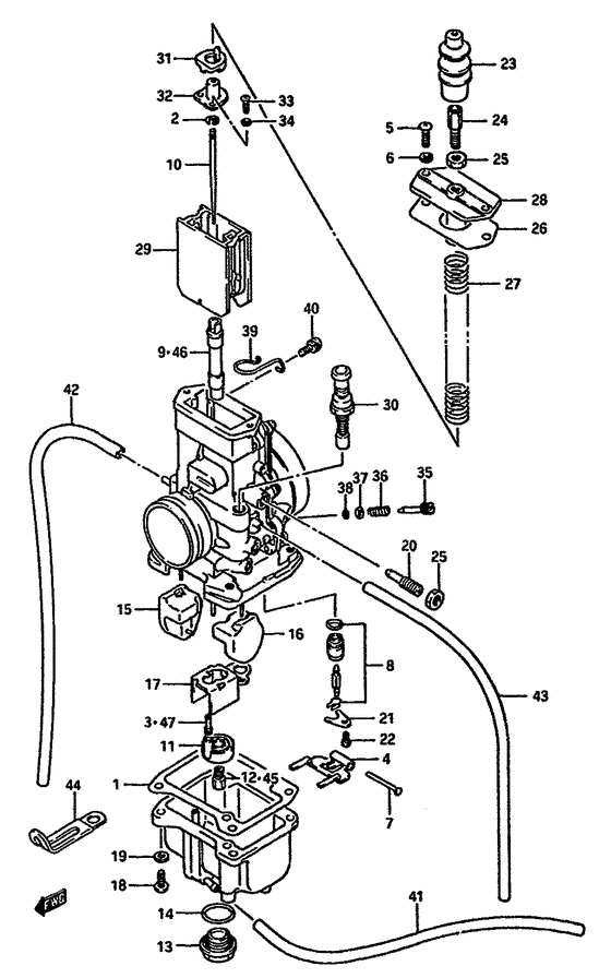 Carburetor assy