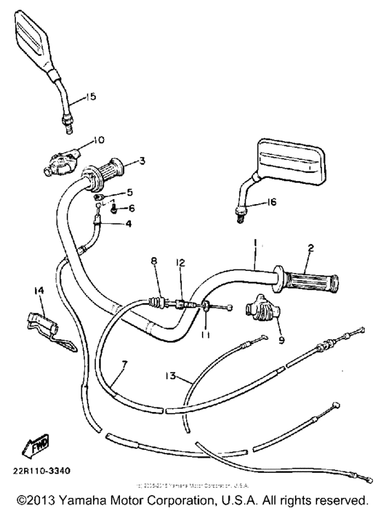 Handlebar-cable