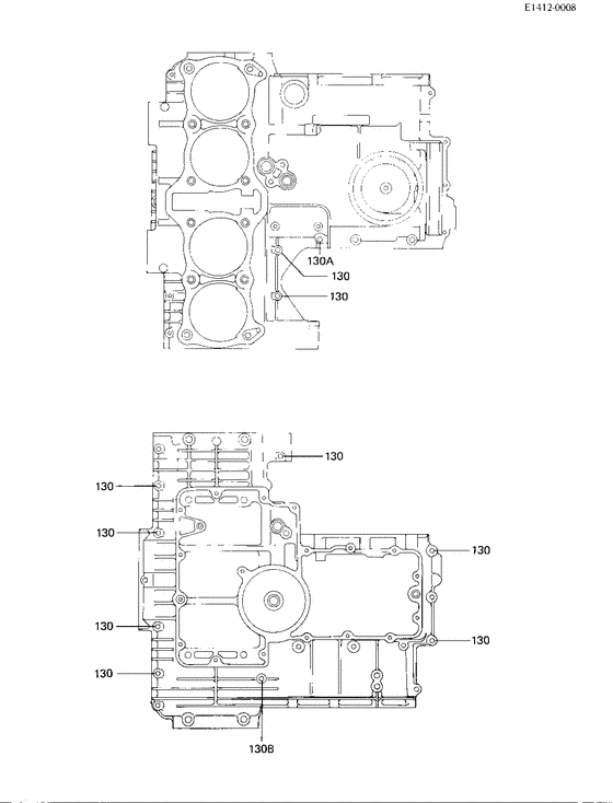 KZ1000 Crankcase bolt & stud pattern