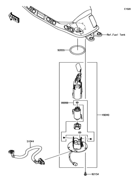 ER650 フューエルポンプ