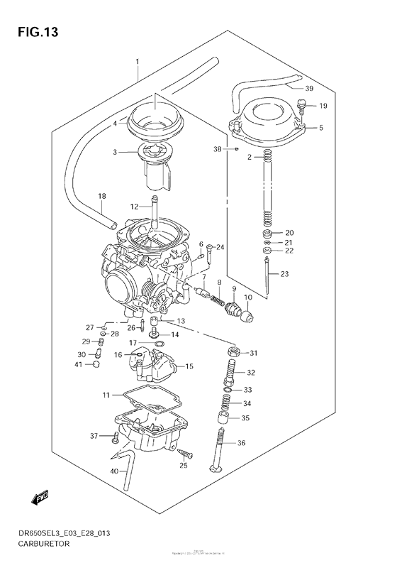 Carburetor (Dr650Sel3 E33)
