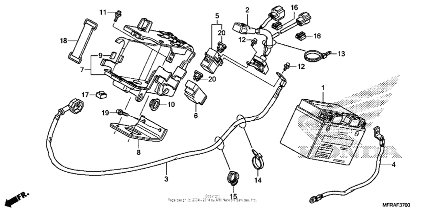VT1300CS (ABS) Аккумулятор