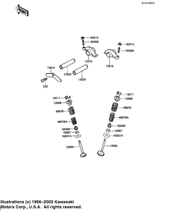 Rocker arms/valves