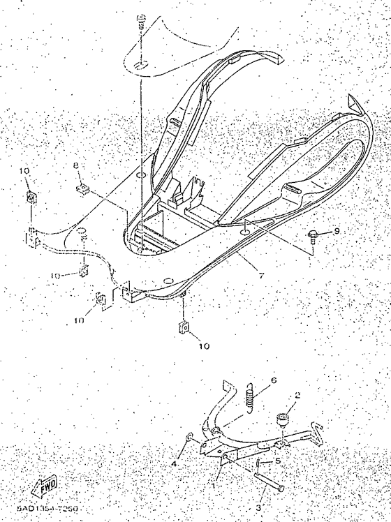 YN50R Stand. footrest
