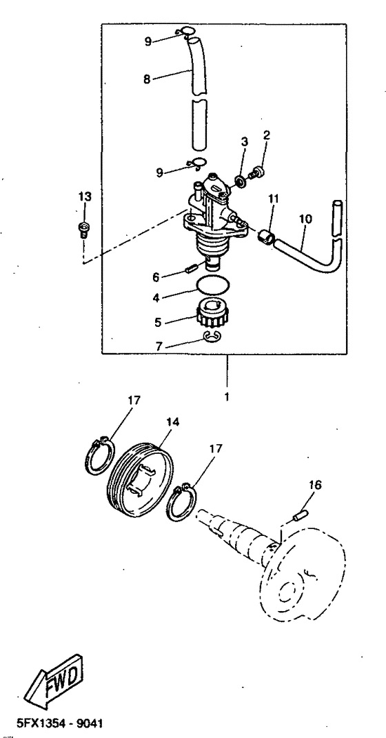 CW50RS Масляный насос