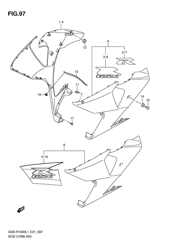 Side cowling