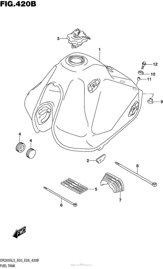 Fuel Tank (Dr200Sl5 E28)